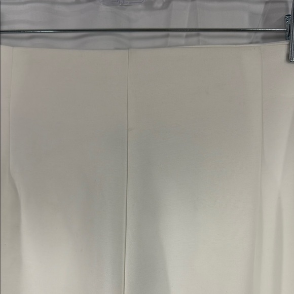 Nylon Apparel White High-Waisted Wide-Leg Trousers Size Large - Picture 7 of 9
